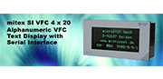 面板安装显示屏  mitex SI VFC4/20