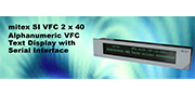 面板安装显示屏  mitex SI VFC2/40